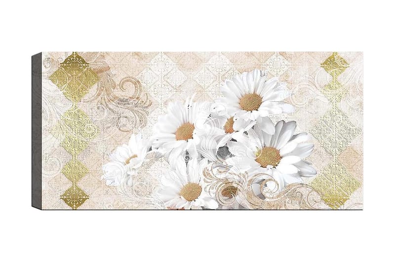 Canvasbilde YTY Floral & Botanical Flerfarget - 120x50 cm - Innredning - Bilder & kunst - Lerretsbilder