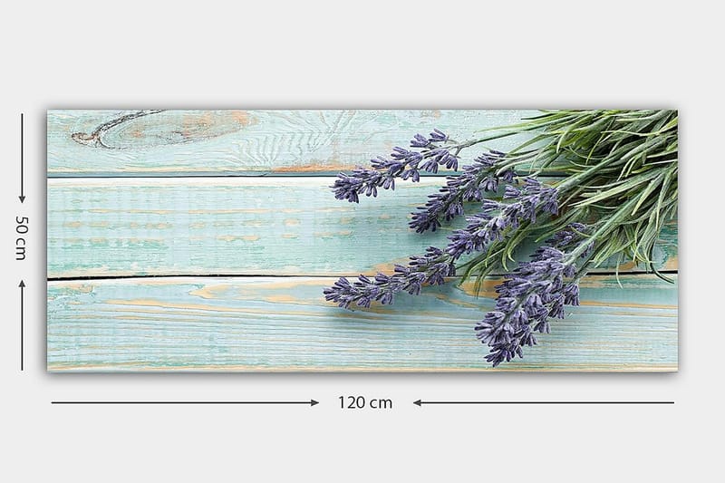 Canvasbilde YTY Floral & Botanical Flerfarget - 120x50 cm - Innredning - Bilder & kunst - Lerretsbilder