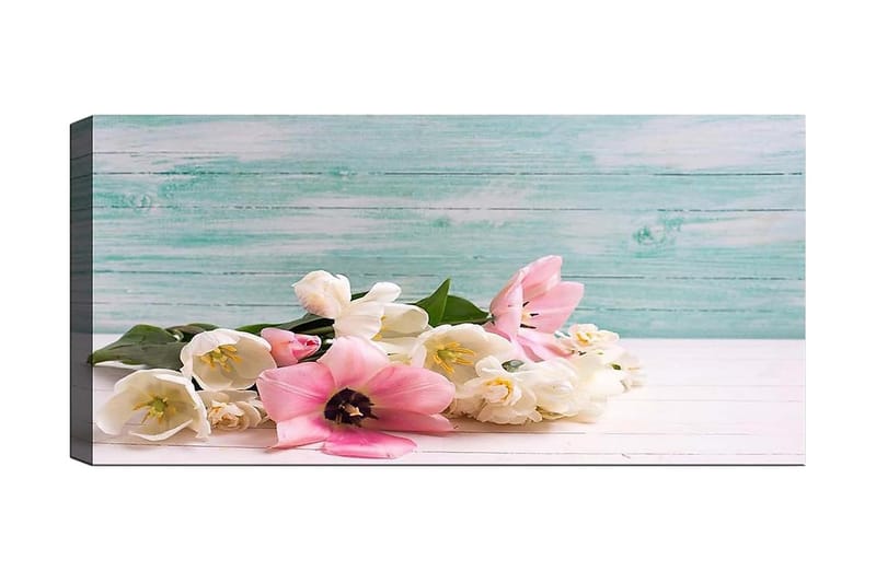 Canvasbilde YTY Floral & Botanical Flerfarget - 120x50 cm - Innredning - Bilder & kunst - Lerretsbilder