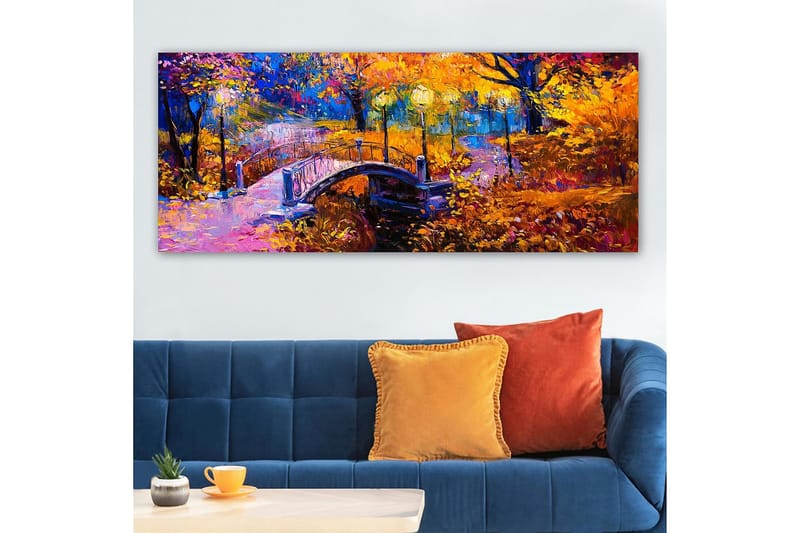 Canvasbilde YTY Landscape & Nature Flerfarget - 120x50 cm - Innredning - Bilder & kunst - Lerretsbilder