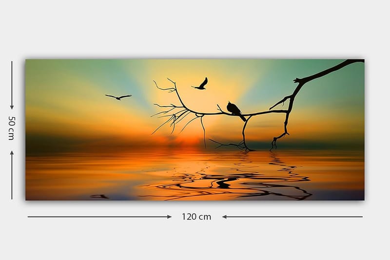 Canvasbilde YTY Landscape & Nature Flerfarget - 120x50 cm - Innredning - Bilder & kunst - Lerretsbilder