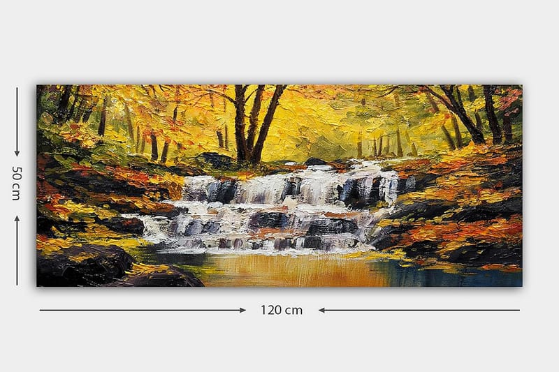 Canvasbilde YTY Landscape & Nature Flerfarget - 120x50 cm - Innredning - Bilder & kunst - Lerretsbilder