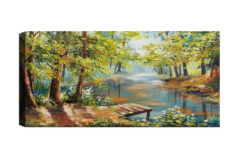 Canvasbilde YTY Landscape & Nature Flerfarget - 120x50 cm - Innredning - Bilder & kunst - Lerretsbilder