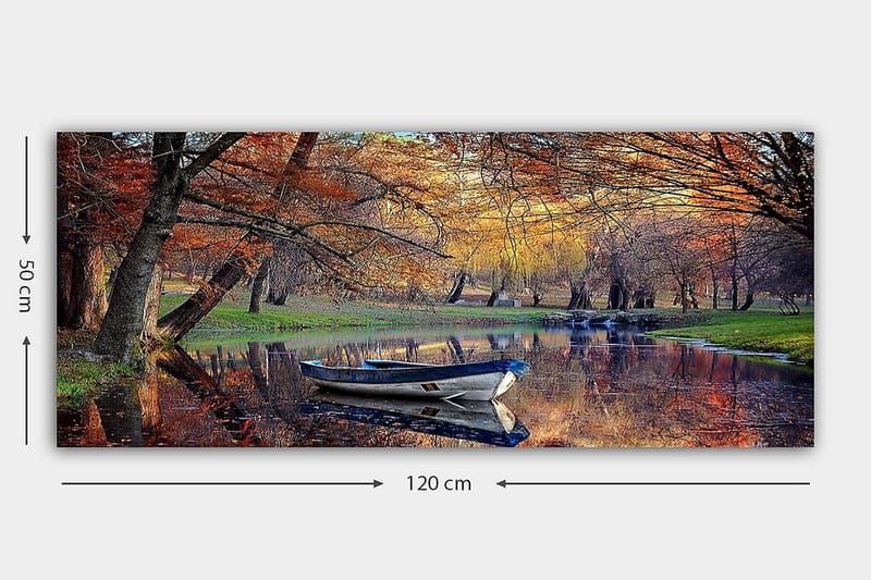 Canvasbilde YTY Landscape & Nature Flerfarget - 120x50 cm - Innredning - Bilder & kunst - Lerretsbilder