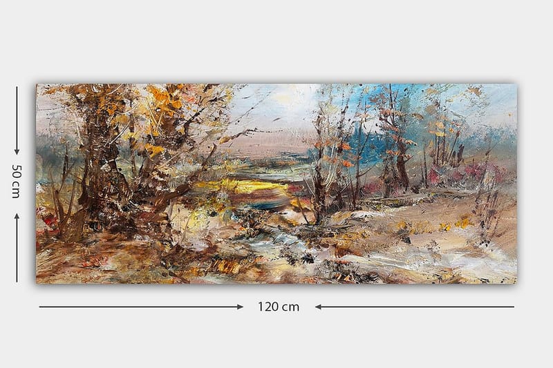 Canvasbilde YTY Landscape & Nature Flerfarget - 120x50 cm - Innredning - Bilder & kunst - Lerretsbilder