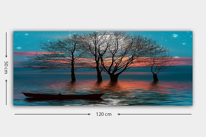 Canvasbilde YTY Landscape & Nature Flerfarget - 120x50 cm - Innredning - Bilder & kunst - Lerretsbilder