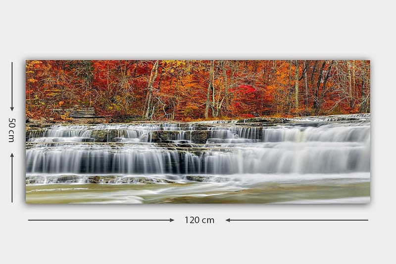 Canvasbilde YTY Landscape & Nature Flerfarget - 120x50 cm - Innredning - Bilder & kunst - Lerretsbilder