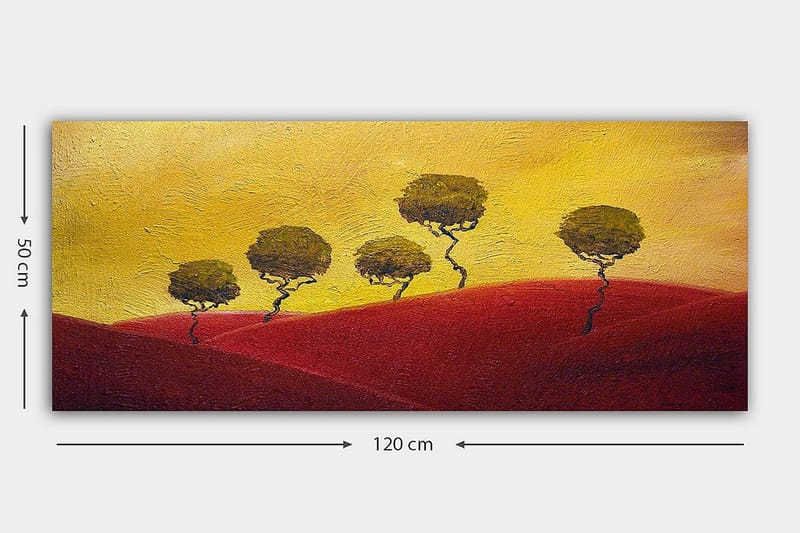 Canvasbilde YTY Landscape & Nature Flerfarget - 120x50 cm - Innredning - Bilder & kunst - Lerretsbilder