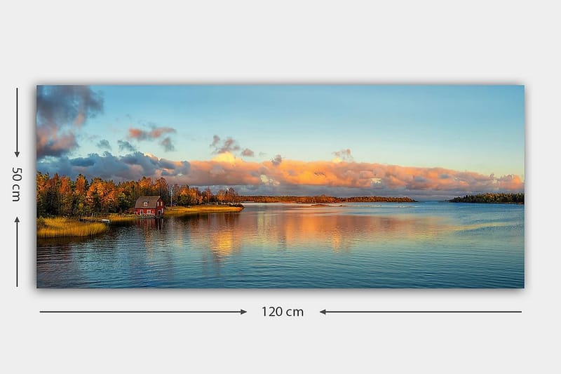 Canvasbilde YTY Landscape & Nature Flerfarget - 120x50 cm - Innredning - Bilder & kunst - Lerretsbilder