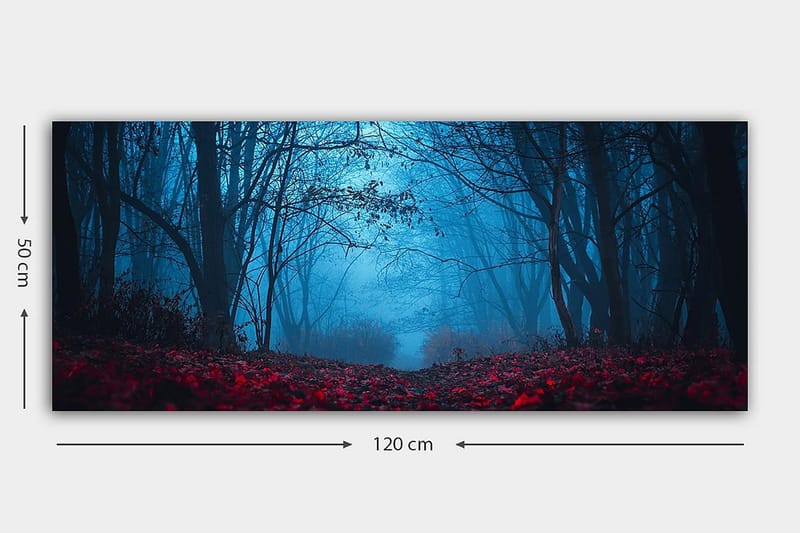 Canvasbilde YTY Landscape & Nature Flerfarget - 120x50 cm - Innredning - Bilder & kunst - Lerretsbilder