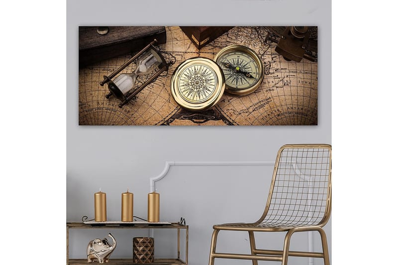 Canvasbilde YTY Nautical & Beach Flerfarget - 120x50 cm - Innredning - Bilder & kunst - Lerretsbilder