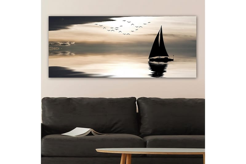 Canvasbilde YTY Nautical & Beach Flerfarget - 120x50 cm - Innredning - Bilder & kunst - Lerretsbilder