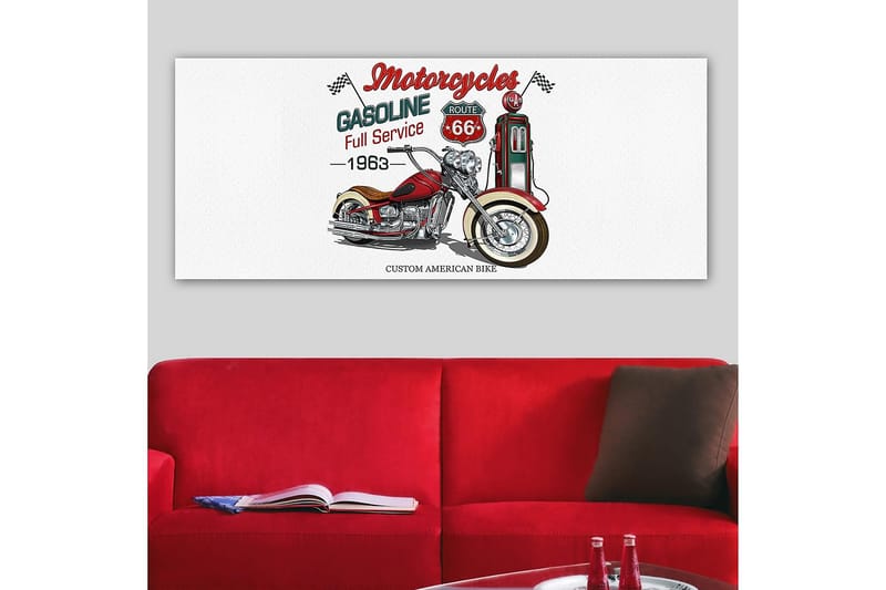 Canvasbilde YTY Transportation Flerfarget - 120x50 cm - Innredning - Bilder & kunst - Lerretsbilder