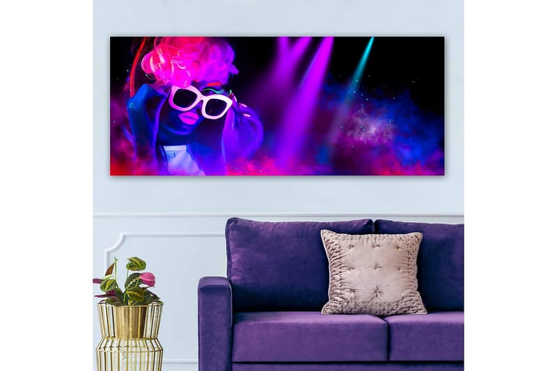 Canvasbilde YTY People Flerfarget - 120x50 cm - Innredning - Bilder & kunst - Lerretsbilder