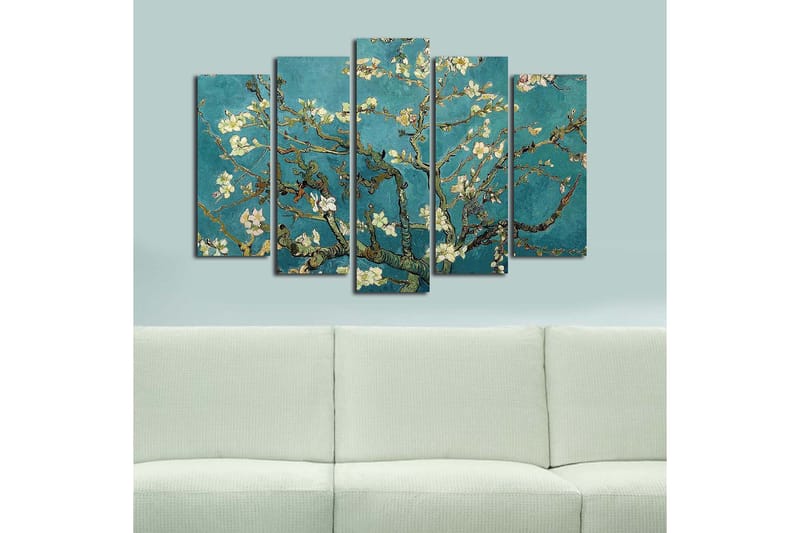 Decorative Canvas Painting (5 Pieces) 70x19 - Innredning - Bilder & kunst - Lerretsbilder