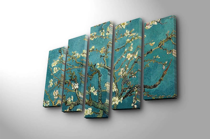 Decorative Canvas Painting (5 Pieces) 70x19 - Innredning - Bilder & kunst - Lerretsbilder