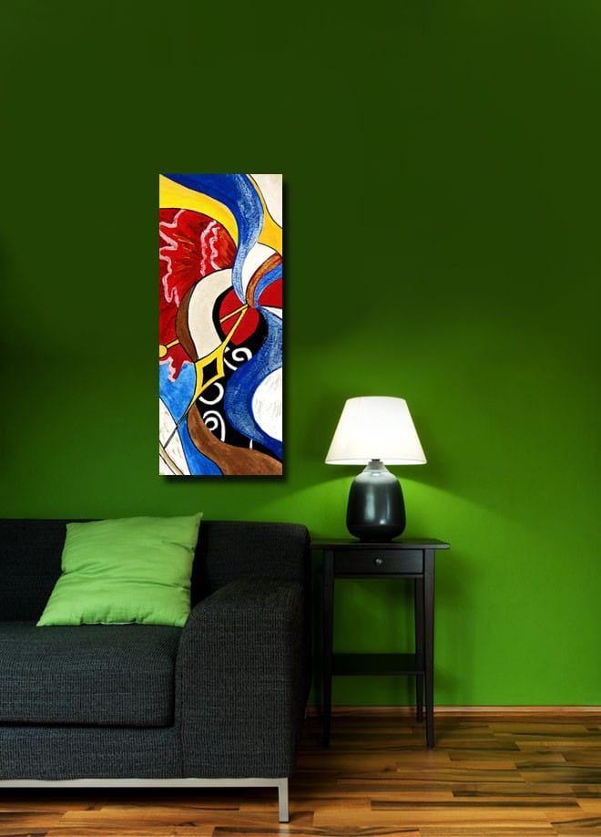 Dekorativ Canvasbilde 30x70 cm - Flerfarget - Innredning - Bilder & kunst - Lerretsbilder