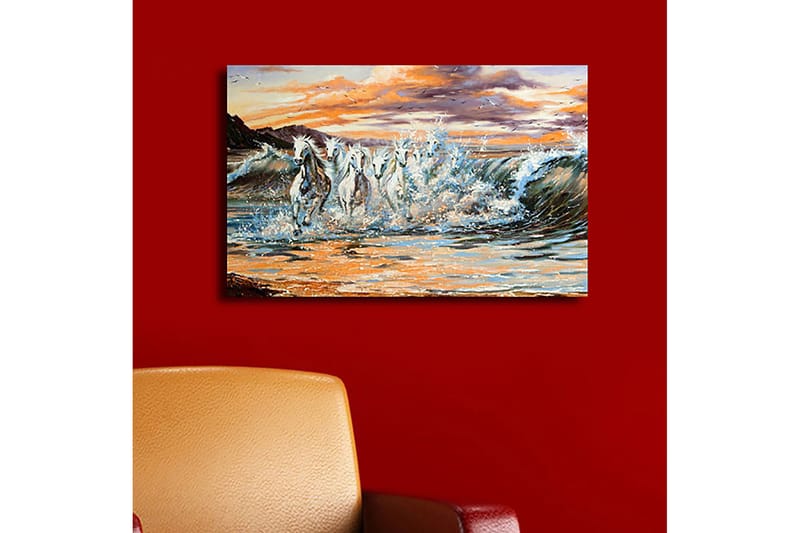 Dekorativ Canvasbilde 45x70 cm - Flerfarget - Innredning - Bilder & kunst - Lerretsbilder