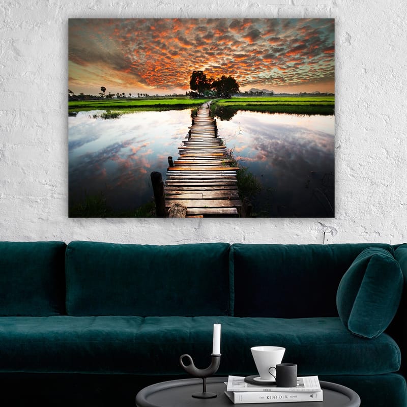 Dekorativ Canvasbilde 70x100 cm - Flerfarget - Innredning - Bilder & kunst - Lerretsbilder