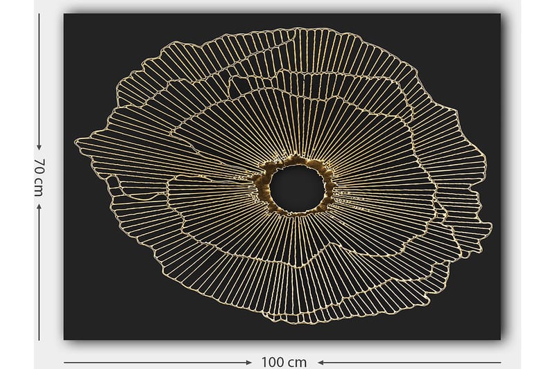 Dekorativ Canvasbilde 70x100 cm - Flerfarget - Innredning - Bilder & kunst - Lerretsbilder