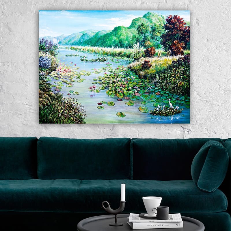 Dekorativ Canvasbilde 70x100 cm - Flerfarget - Innredning - Bilder & kunst - Lerretsbilder