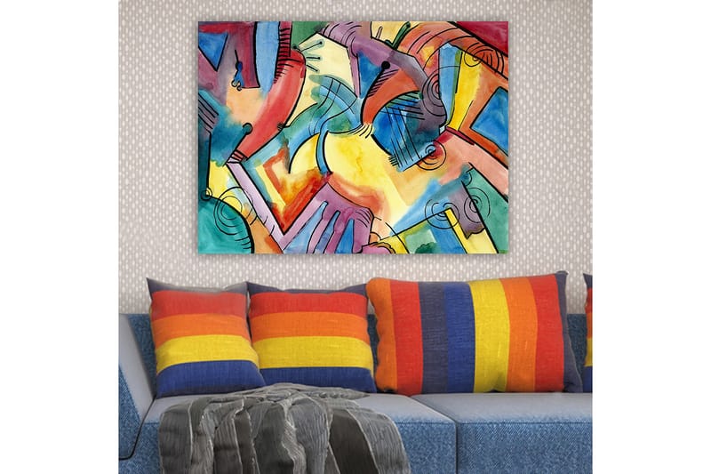 Dekorativ Canvasbilde 70x100 cm - Flerfarget - Innredning - Bilder & kunst - Lerretsbilder