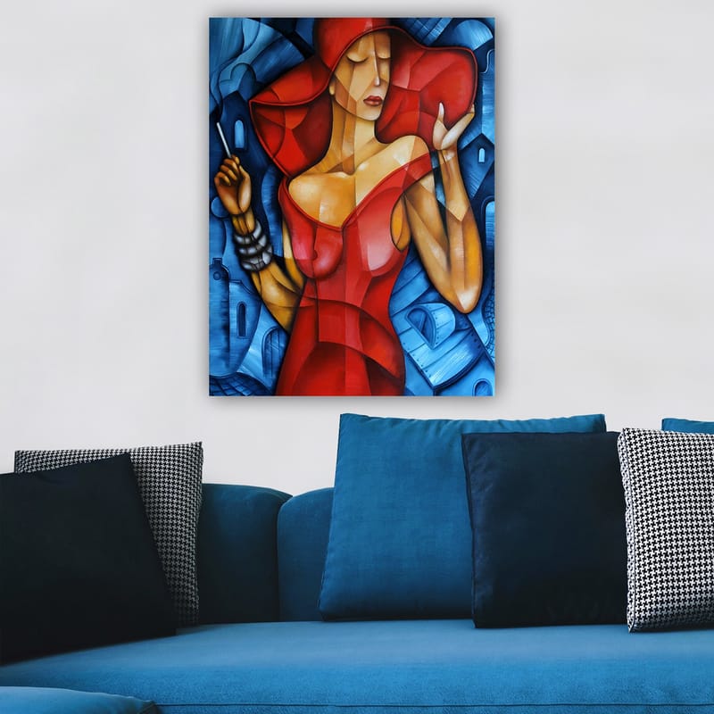 Dekorativ Canvasbilde 70x100 cm - Flerfarget - Innredning - Bilder & kunst - Lerretsbilder