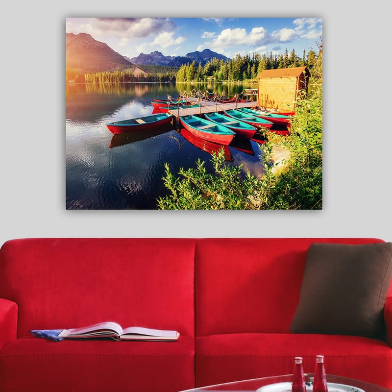 Dekorativ Canvasbilde 70x100 cm - Flerfarget - Innredning - Bilder & kunst - Lerretsbilder