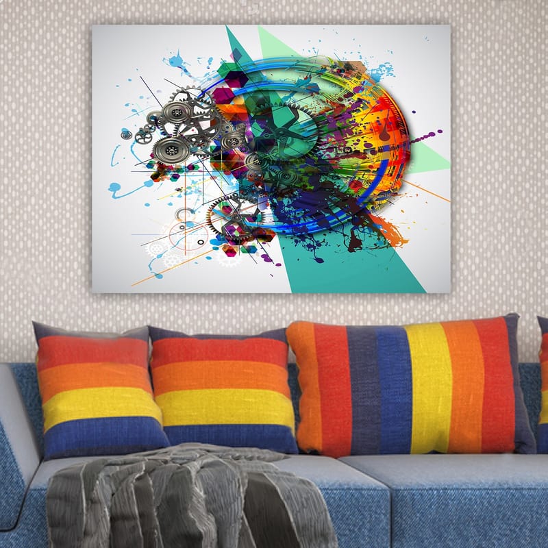 Dekorativ Canvasbilde 70x100 cm - Flerfarget - Innredning - Bilder & kunst - Lerretsbilder