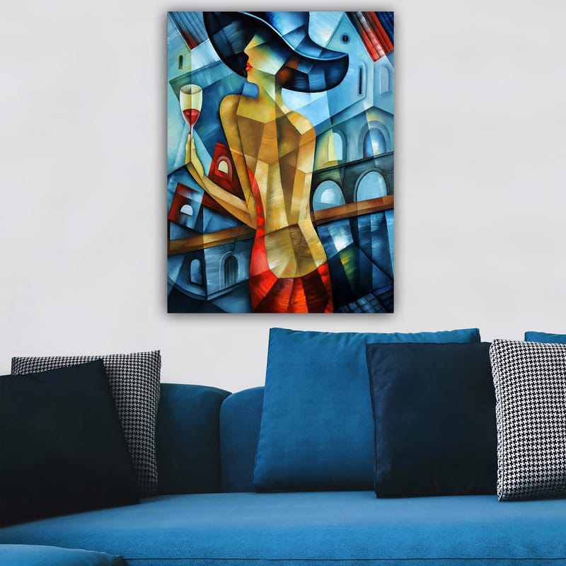 Dekorativ Canvasbilde 70x100 cm - Flerfarget - Innredning - Bilder & kunst - Lerretsbilder