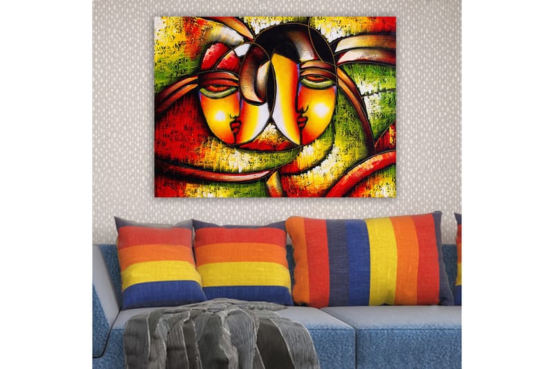 Dekorativ Canvasbilde 70x100 cm - Flerfarget - Innredning - Bilder & kunst - Lerretsbilder