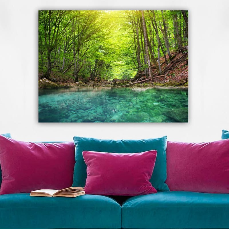 Dekorativ Canvasbilde 70x100 cm - Flerfarget - Innredning - Bilder & kunst - Lerretsbilder