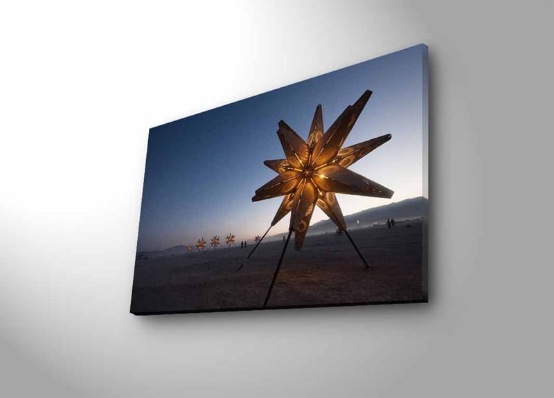 Dekorativ Canvasbilde med LED 45x70 cm - Flerfarget - Innredning - Bilder & kunst - Lerretsbilder