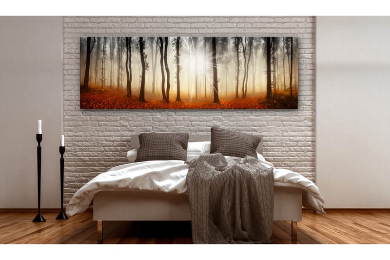 Tavle Autumnal Fog 120X40 - Artgeist sp. z o. o. - Innredning - Bilder & kunst - Lerretsbilder