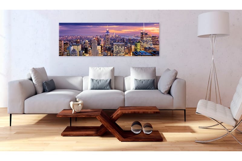 Tavle City Awakening 120X40 - Artgeist sp. z o. o. - Innredning - Bilder & kunst - Lerretsbilder