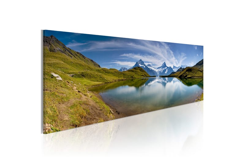 Tavle Mountain Lake 135X45 - Artgeist sp. z o. o. - Innredning - Bilder & kunst - Lerretsbilder