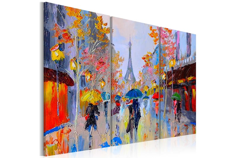 Tavle Rainy Paris 120X80 - Artgeist sp. z o. o. - Innredning - Bilder & kunst - Lerretsbilder