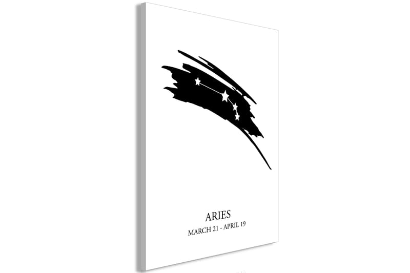 Tavle Zodiac Signs: Aries (1 Part) Vertical 60X90 - Artgeist sp. z o. o. - Innredning - Bilder & kunst - Lerretsbilder