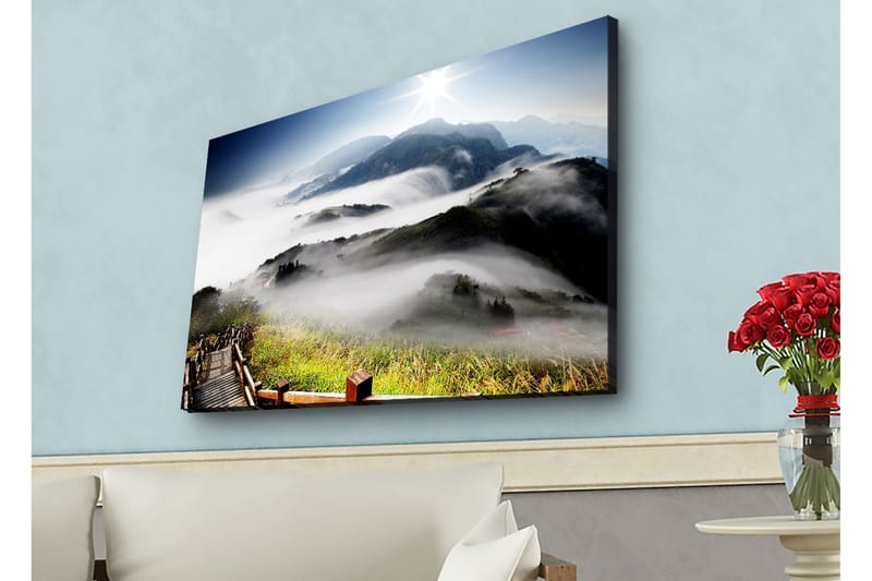 Veggdekorasjon LED-belysning Canvas Bilde - Innredning - Bilder & kunst - Lerretsbilder