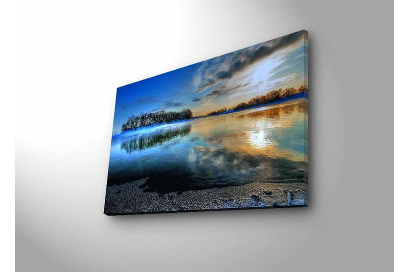 Veggdekorasjon LED-belysning Canvas Bilde - Innredning - Bilder & kunst - Lerretsbilder