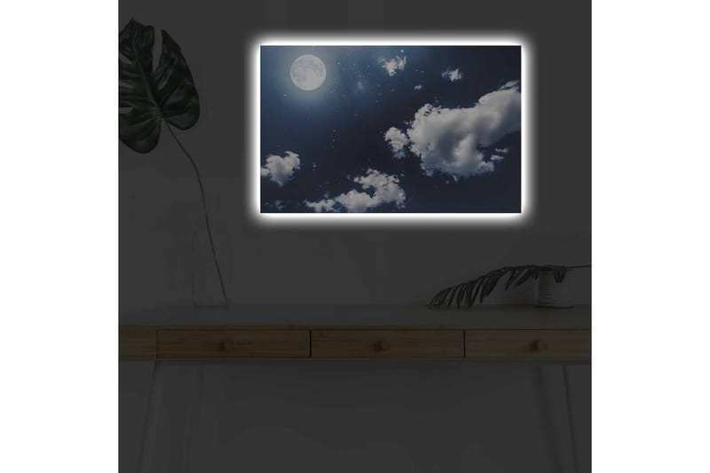 Veggdekorasjon LED-belysning Canvas Bilde - Innredning - Bilder & kunst - Lerretsbilder