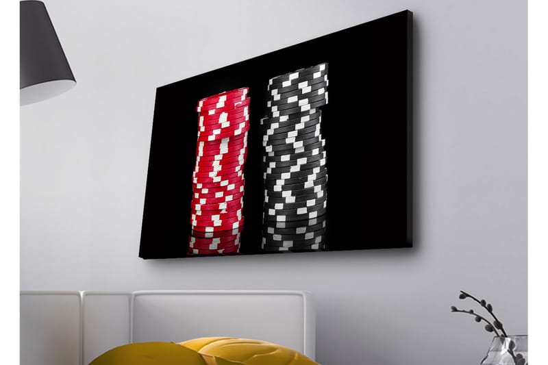 Veggdekorasjon LED-belysning Canvas Bilde - Innredning - Bilder & kunst - Lerretsbilder