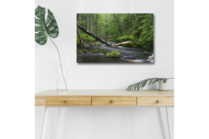 Veggdekorasjon LED-belysning Canvas Bilde - Innredning - Bilder & kunst - Lerretsbilder