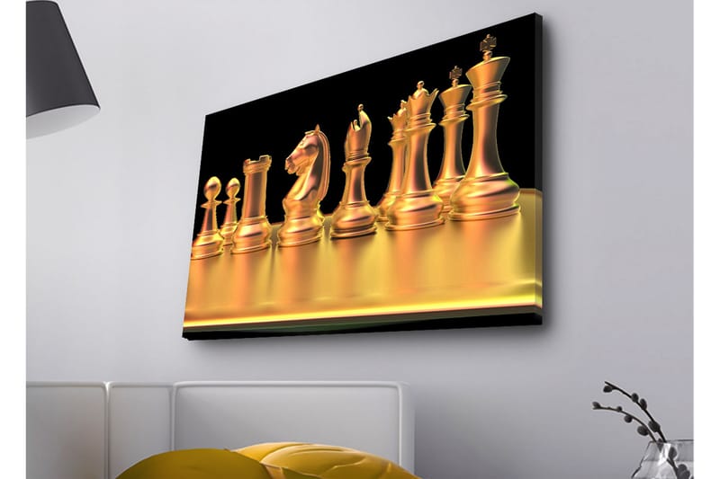 Veggdekorasjon LED-belysning Canvas Bilde - Innredning - Bilder & kunst - Lerretsbilder