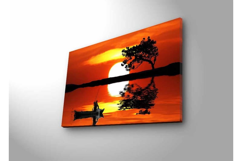 Veggdekorasjon LED-belysning Canvas Bilde - Innredning - Bilder & kunst - Lerretsbilder