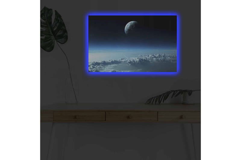 Veggdekorasjon LED-belysning Canvas Bilde - Innredning - Bilder & kunst - Lerretsbilder