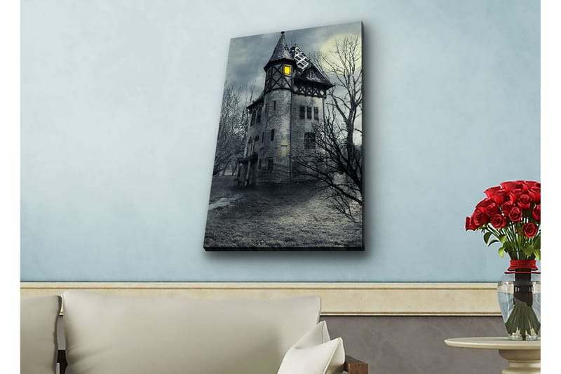 Veggdekorasjon LED-belysning Canvas Bilde - Innredning - Bilder & kunst - Lerretsbilder