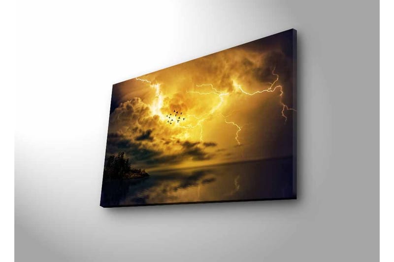 Veggdekorasjon LED-belysning Canvas Bilde - Innredning - Bilder & kunst - Lerretsbilder