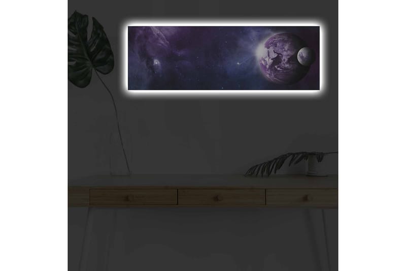 Veggdekorasjon LED-belysning Canvas Bilde - Innredning - Bilder & kunst - Lerretsbilder