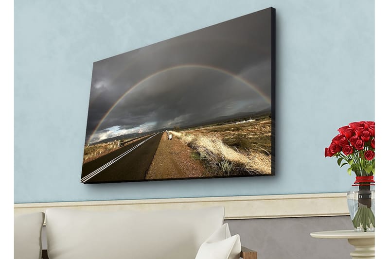 Veggdekorasjon LED-belysning Canvas Bilde - Innredning - Bilder & kunst - Lerretsbilder